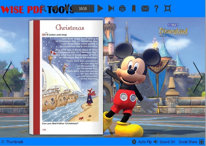 Disney Theme for Wise PDF to FlipBook pro 1.0 full