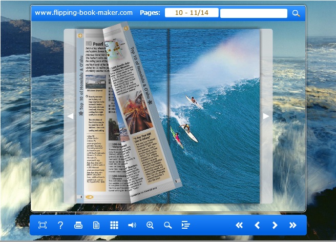 Vision Theme for Wise PDF to FlipBook pro screenshot