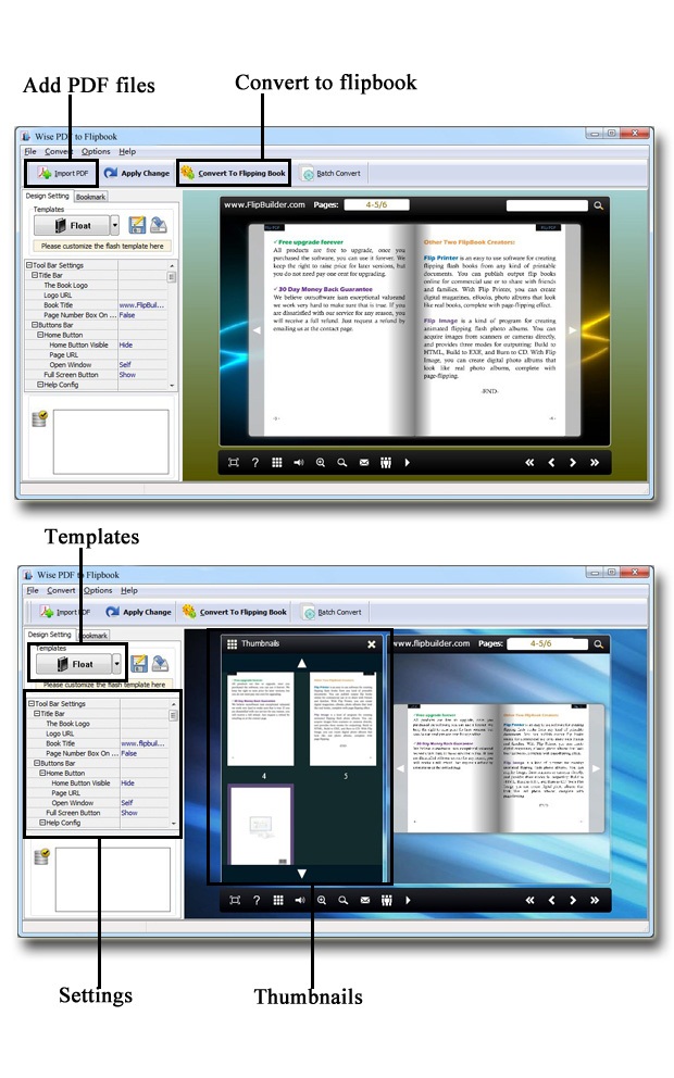 steps for wise-pdf-to-flipbook-for-ipad-mac